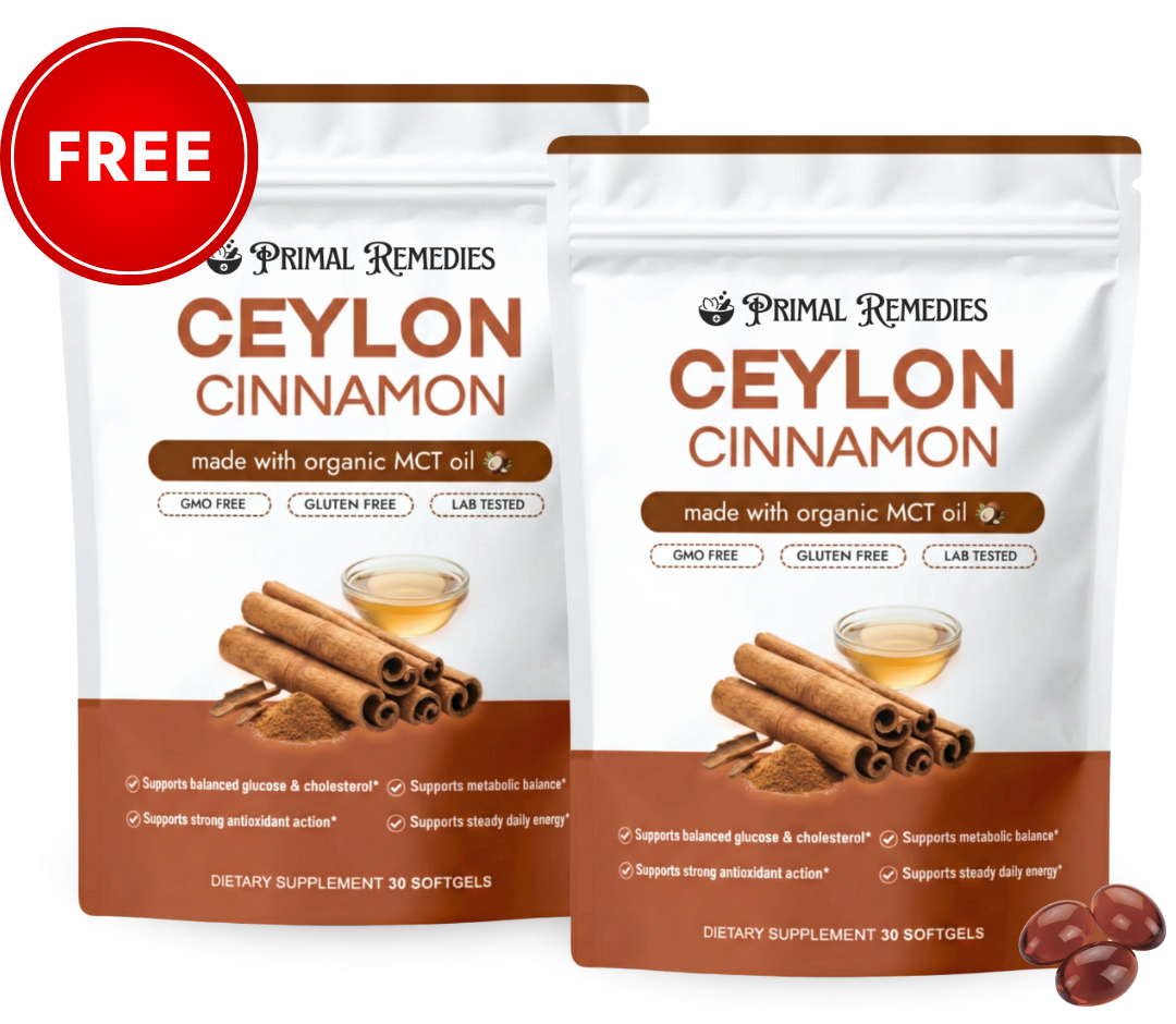 Ceylon Cinnamon 7200mg Equivalent with MCT Oil