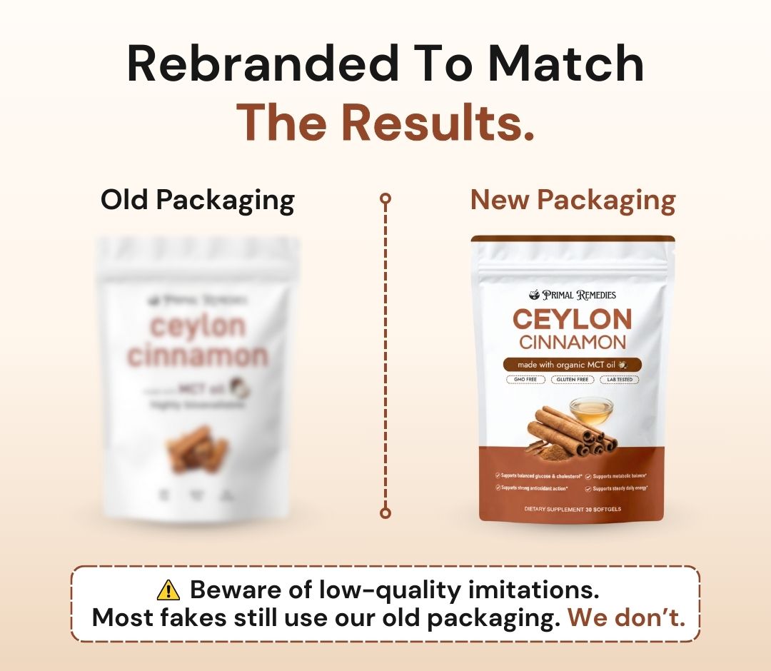 Ceylon Cinnamon 7200mg Equivalent with MCT Oil