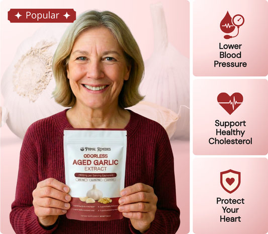 Extracto de ajo añejo - 7500 mg sin olor